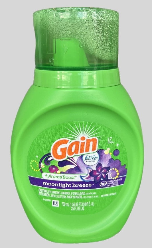 Gain Liquid Detergent 25oz.