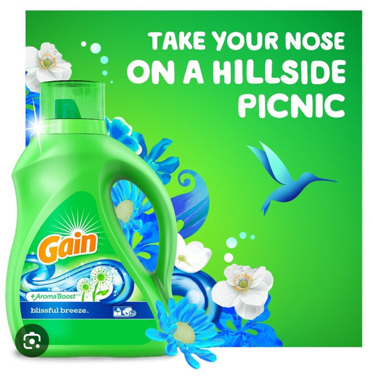 Gain + Aroma Boost Liquid Detergent
