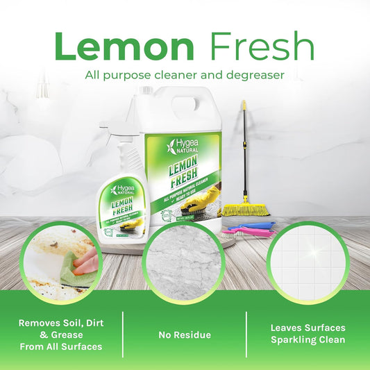 Hygea Natural All Purpose Cleaner (Ready To Use) - Lemon Fresh