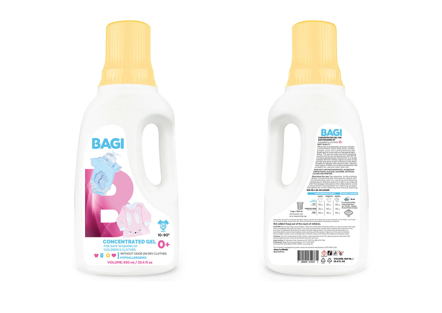 BAGI Concentrated Laundry Gel 950mL