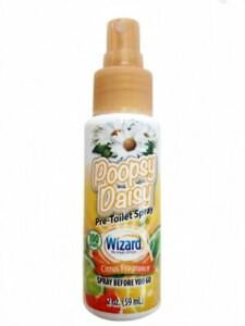 Wizard The Magic Of Fresh Poopsy Daisy Pre-Toilet Spray 100 Uses 2oz
