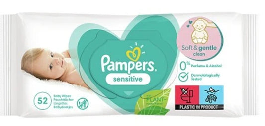 Pampers Baby Wipes Refill 12/52ct