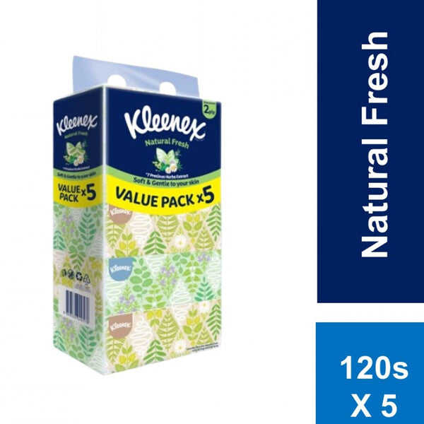 Kleenex 2 Ply Facial Tissue 120Sheets Vintage