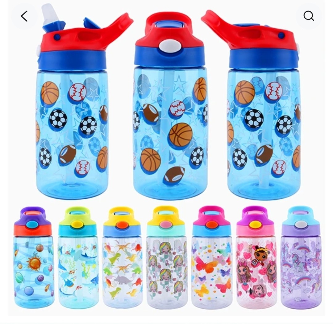 Splash Plastic Water Bottle