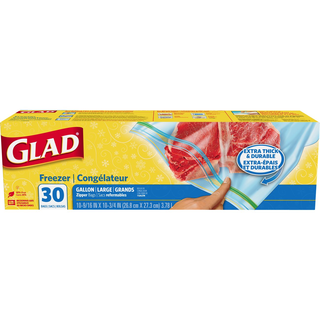 GLAD Zipper Bags