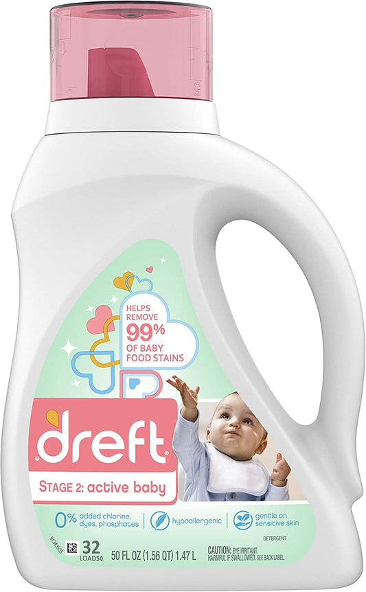 Dreft Hypoallergenic Liquid Baby Detergent