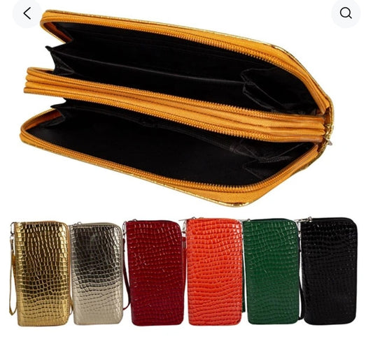 CC Wallet Dual Zipper