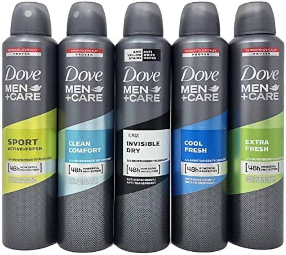 Dove Men+Care Anti-Perspirant Body Spray 250mL (Package May Vary)