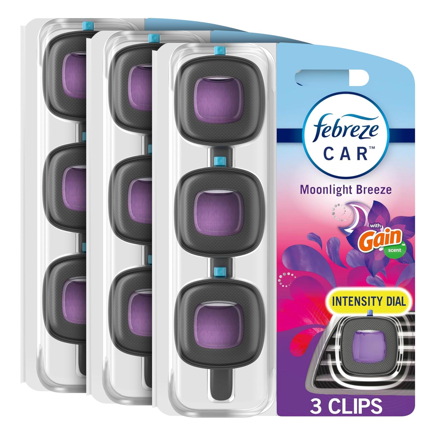 Febreze Car Vent Clips Air Freshener 3ct 8/.06oz