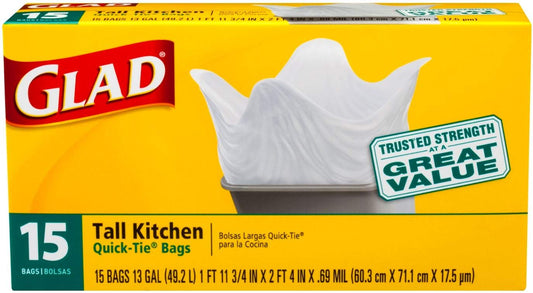 GLAD Tall Kitchen 13 Gallon