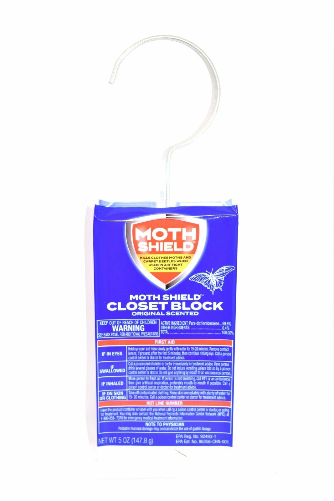 Moth Shield Closet Deodorizer 24/5oz