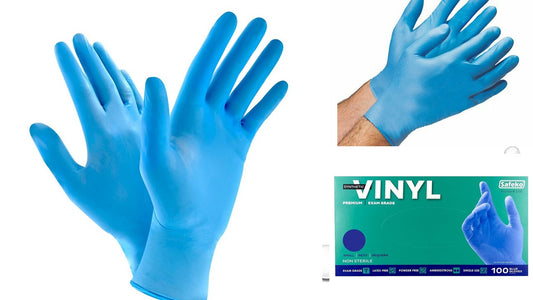 Safeco Synthetic Vinal Powder Free Gloves 10/100Ct
