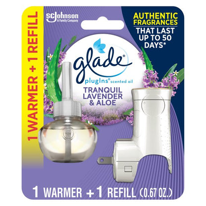 Glade Plugin Scented Oil Started Kit (Warmer + Refill) 5/1ct