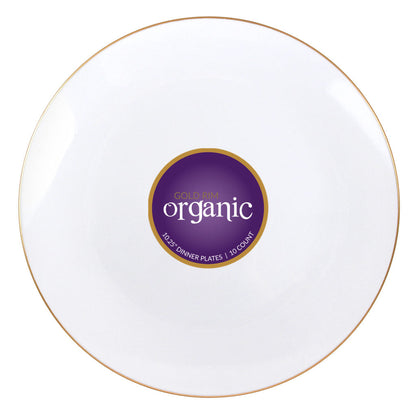 Organic Hammered Disposable Plastic Dinnerware