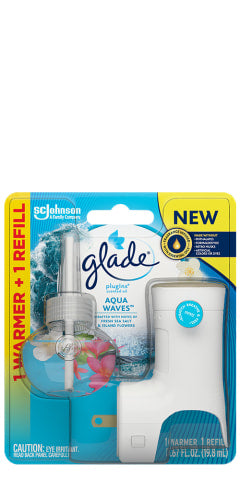 Glade Plugin Scented Oil Started Kit (Warmer + Refill) 5/1ct