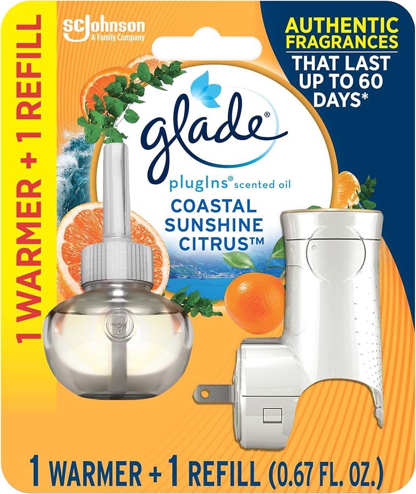 Glade Plugin Scented Oil Started Kit (Warmer + Refill) 5/1ct