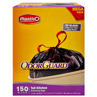 Plastico Extra Strong Drawstring Trash Bags
