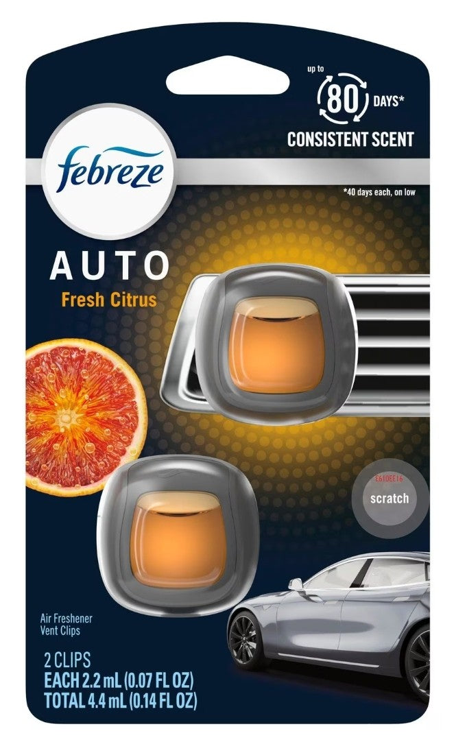 Febreze Car Vent 0.06floz 2pk
