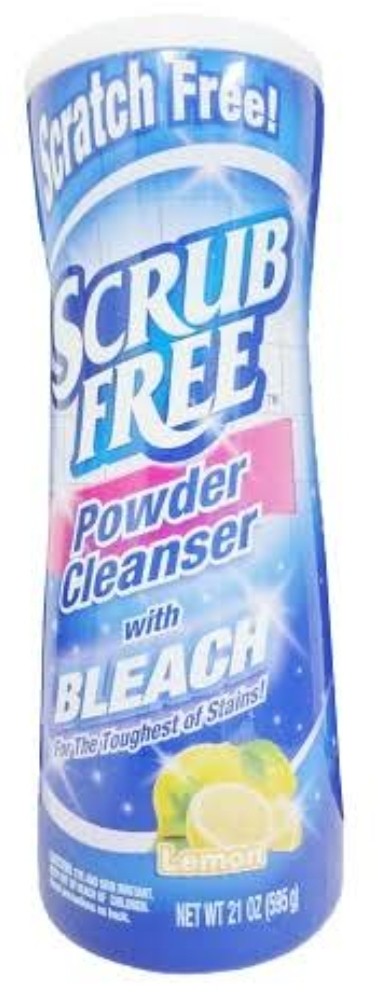 Scrub Free Scouring Powder  With Bleach Lemon Scent 21oz
