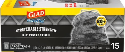 Glad Forceflex Trash 30Gallon