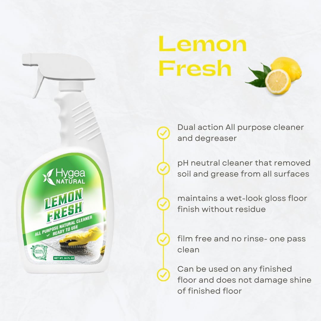 Hygea Natural All Purpose Cleaner (Ready To Use) - Lemon Fresh