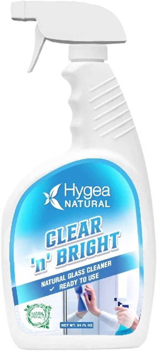 Hygea Natural Clear 'n' Bright Glass Cleaner (Ready To Use)