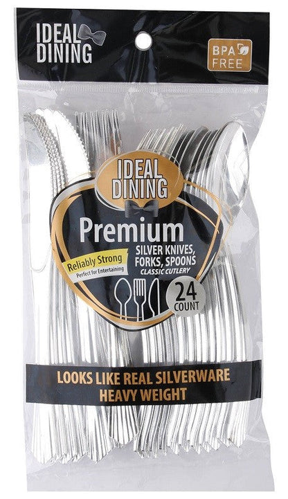 Ideal Dining Heavy Duty Premium Plastic Cutlery