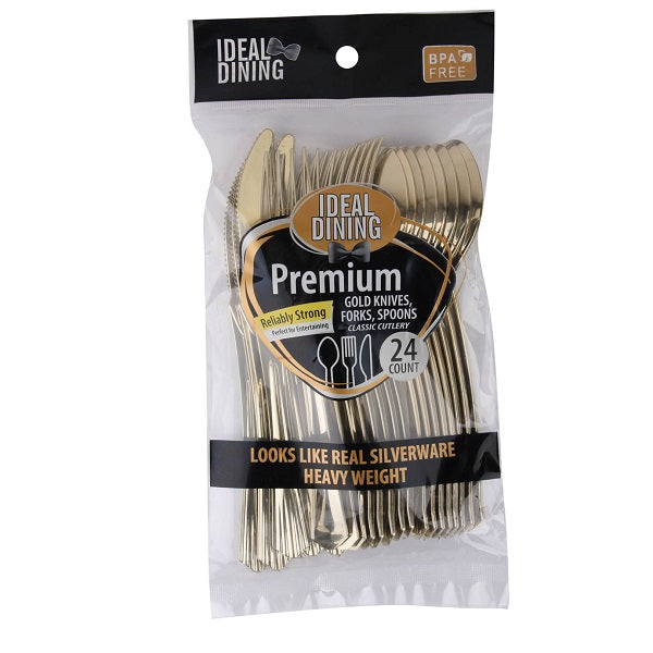 Ideal Dining Heavy Duty Premium Plastic Cutlery