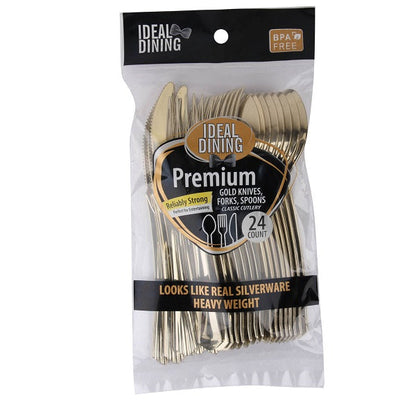 Ideal Dining Heavy Duty Premium Plastic Cutlery