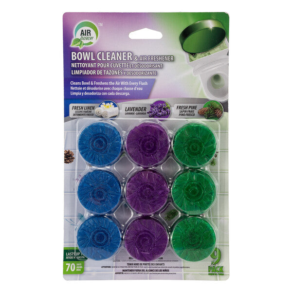 Air Fusion Toilet Bowl Cleaner 9pk