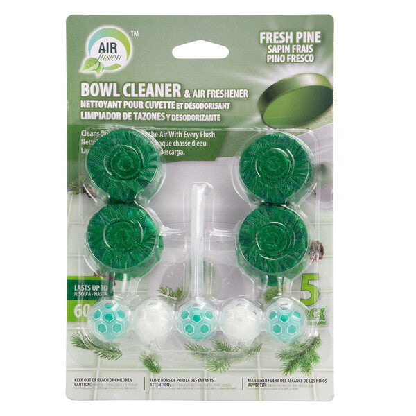 Air Fusion Toilet Bowl Cleaner 4pk+1pk