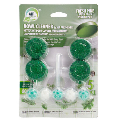 Air Fusion Toilet Bowl Cleaner 4pk+1pk