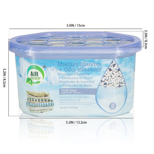 Air Fusion Moisture Absorber + Odor Eliminator 24/6.7oz Fresh Linen