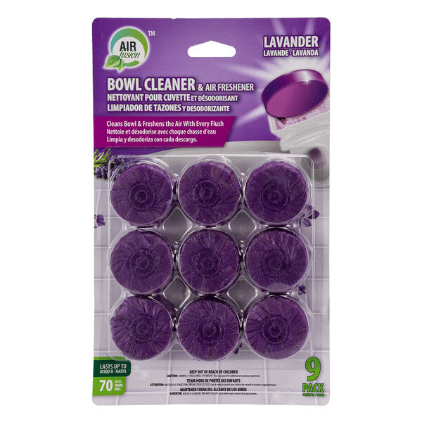 Air Fusion Toilet Bowl Cleaner 9pk
