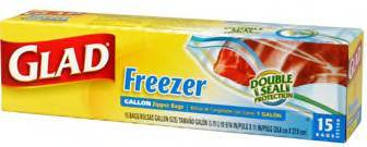 GLAD Zipper Bags