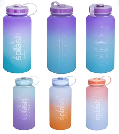 Splash Plastic Water Bottle