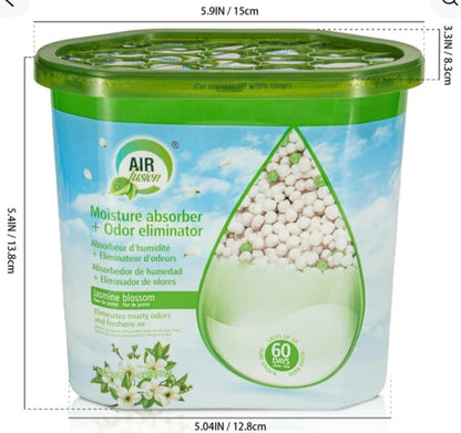 Air Fusion Moisture Absorber + Odor Eliminator 12/14oz.