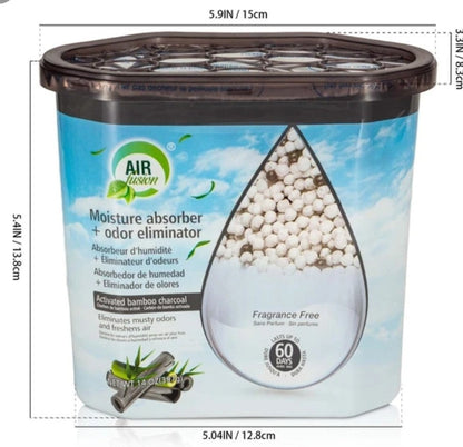 Air Fusion Moisture Absorber + Odor Eliminator 12/14oz.