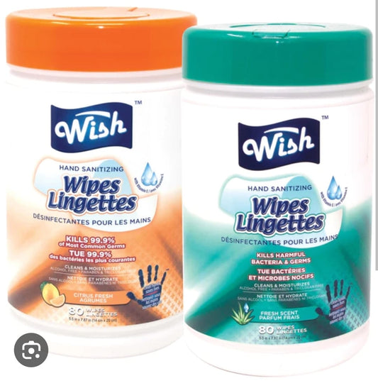 Wish Hand Sanitizing Wipes