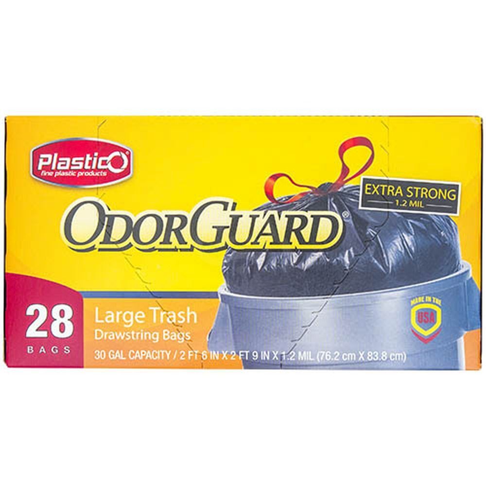 Plastico Extra Strong Drawstring Trash Bags