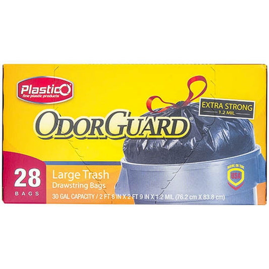 Plastico Extra Strong Drawstring Trash Bags