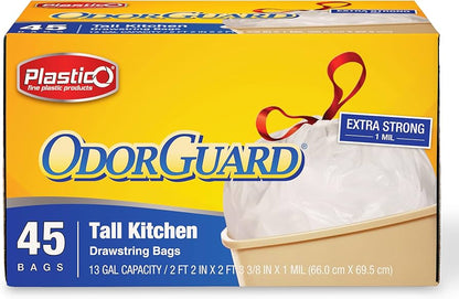 Plastico Extra Strong Drawstring Trash Bags