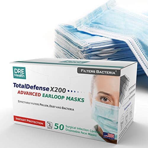Face Mask 3-Ply Ear Loop Style KN95