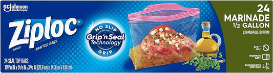 Ziploc All Purpose Marinade Bags 24ct