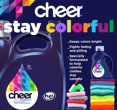 Cheer Liquid Detergent 2X HE Regular 138oz.