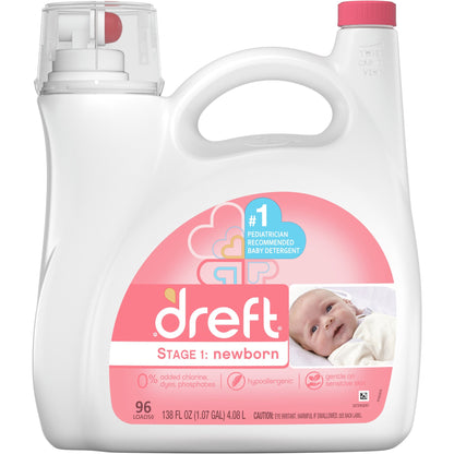 Dreft Hypoallergenic Liquid Baby Detergent