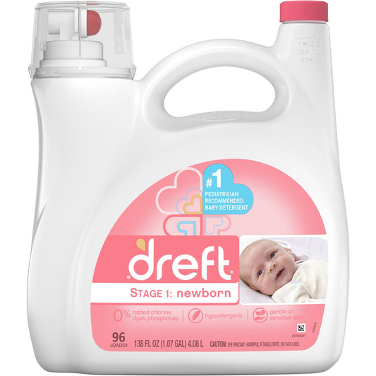 Dreft Hypoallergenic Liquid Baby Detergent