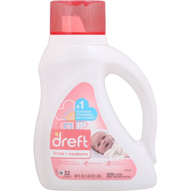 Dreft Hypoallergenic Liquid Baby Detergent