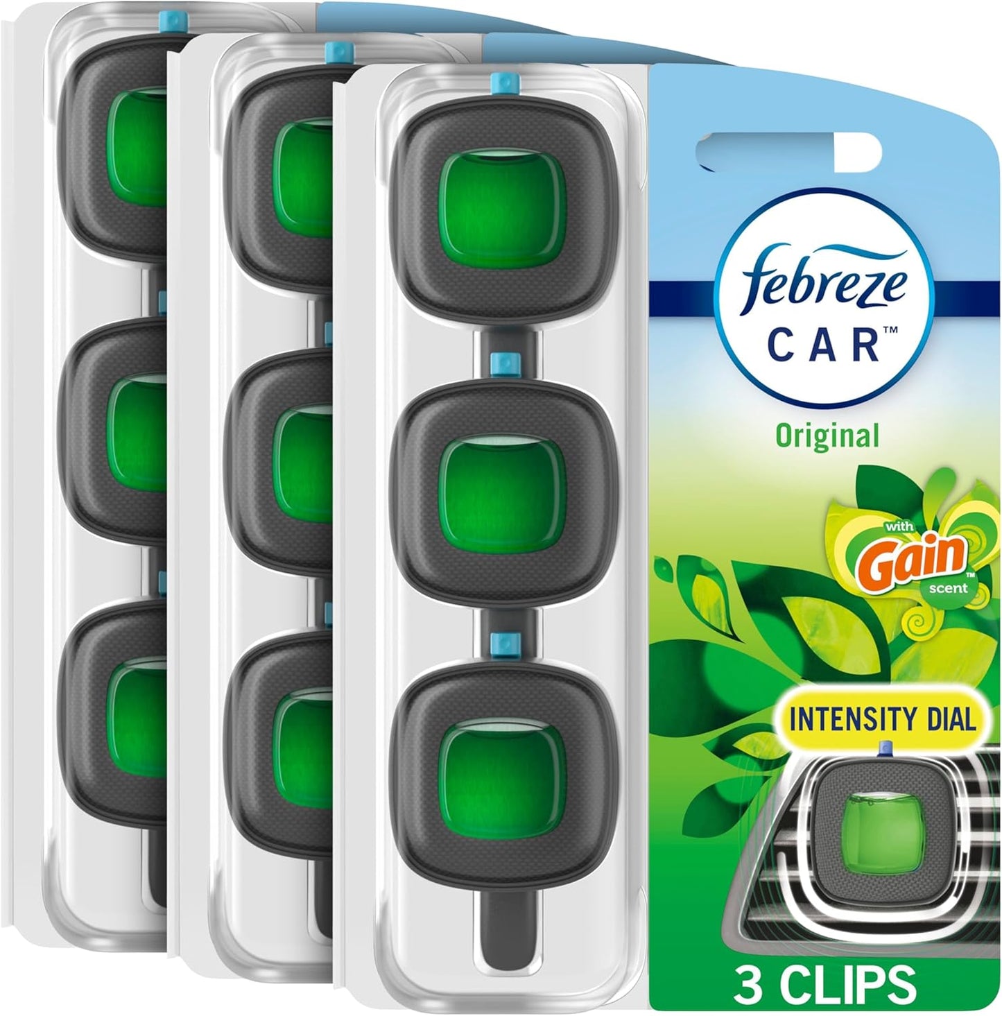 Febreze Car Vent Clips Air Freshener 3ct 8/.06oz