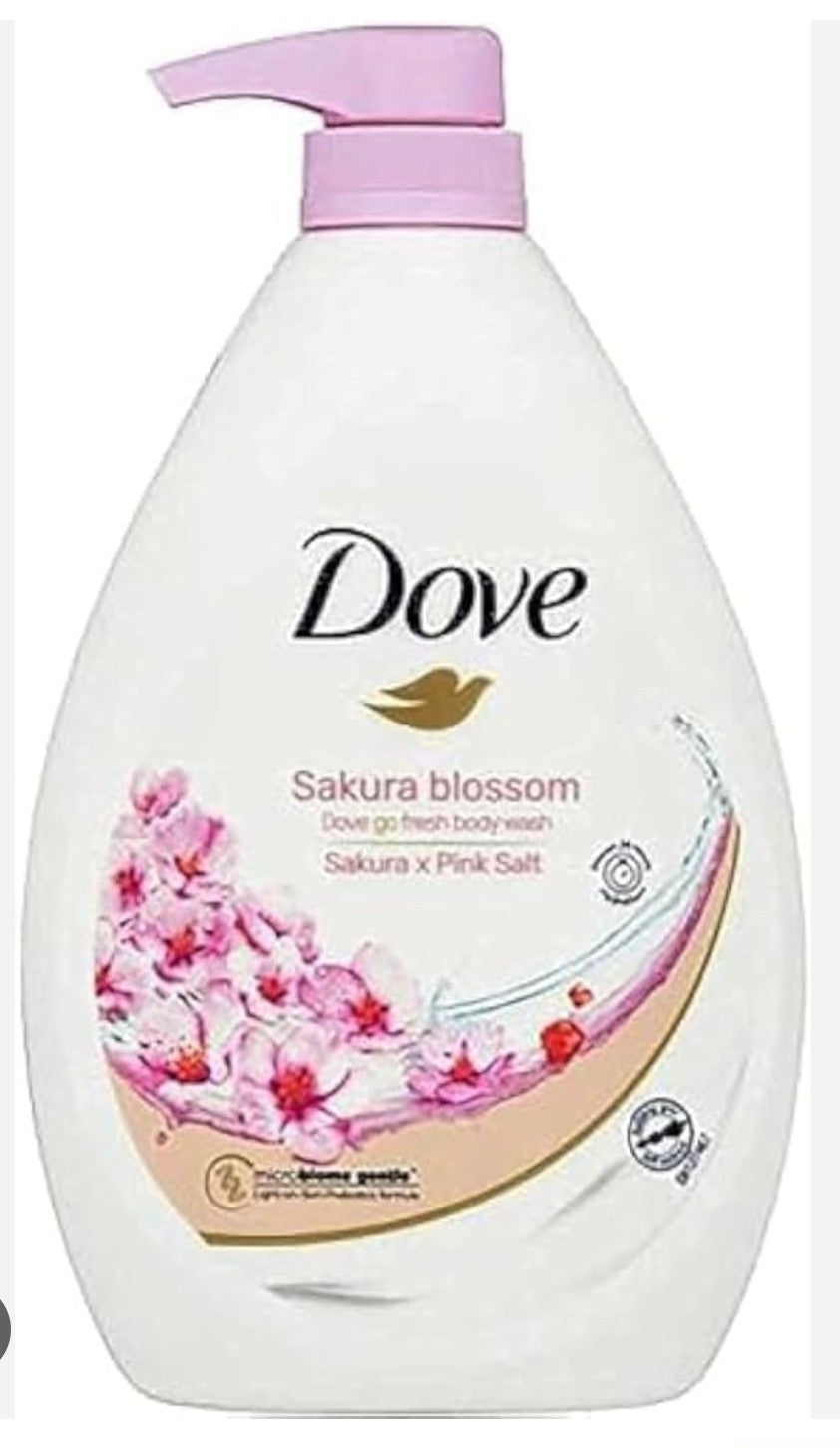 Dove Body Wash 1L (33.8oz) With Pump